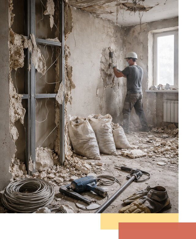 Профессиональный демонтаж зданий и конструкций в Кинели