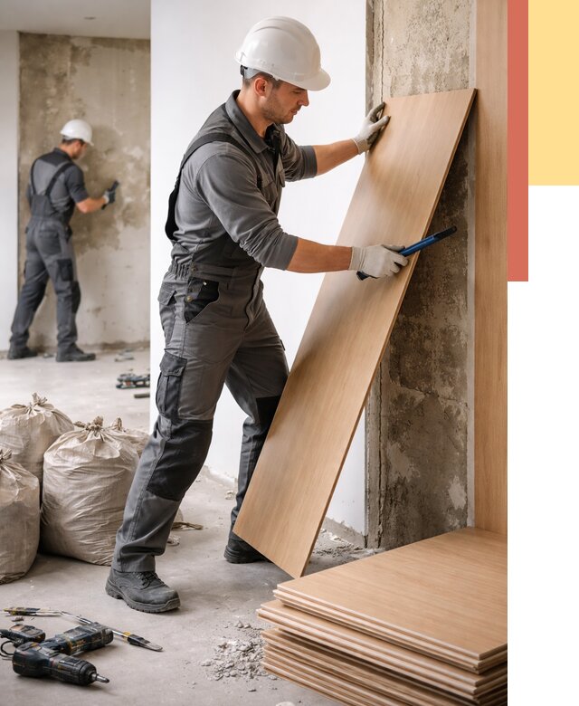 Демонтаж стеновых панелей в Кинели от 3566 руб. за м² быстро и недорого | ОТДЕЛОЧНИК-Кнл