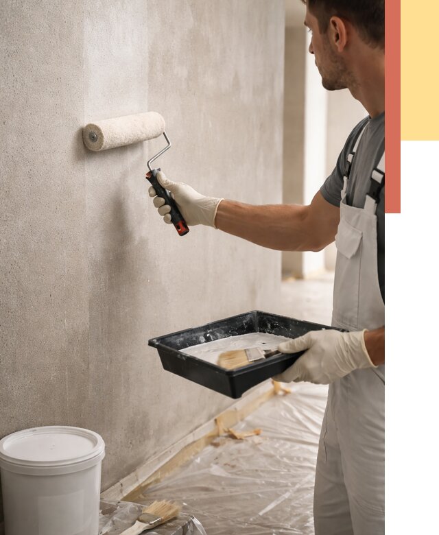 Грунтовка стен в Кинели от 2241 руб. м2 — быстро, недорого, с материалом | ОТДЕЛОЧНИК-Кнл