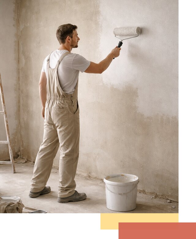 Грунтовка стен под отделку в Кинели профессиональным раствором
