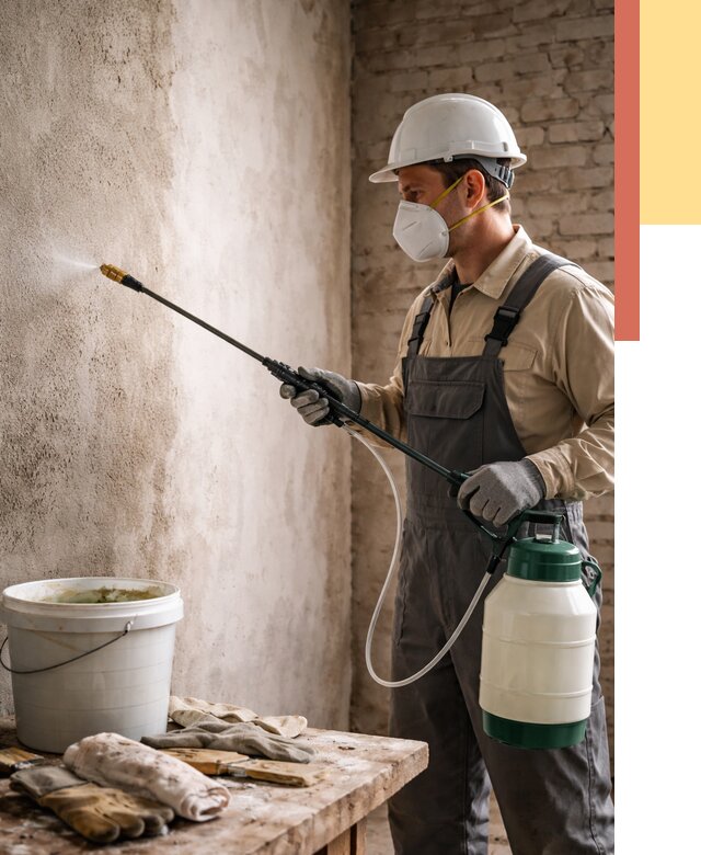 Антисептическая обработка стен в Кинели от 1223 руб. — быстро и недорого | ОТДЕЛОЧНИК-Кнл