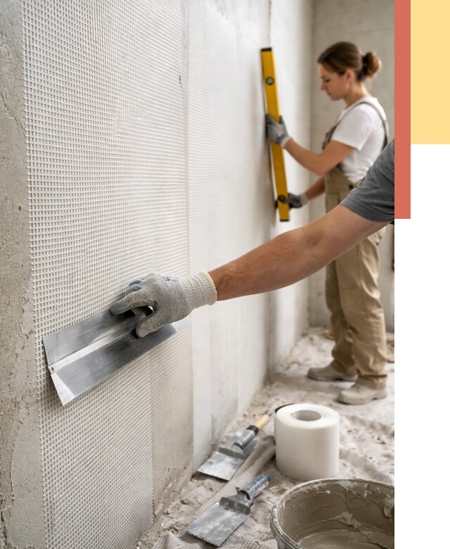 Армирование стен стеклосеткой в Кинели от 3260 руб. под ключ | ОТДЕЛОЧНИК-Кнл