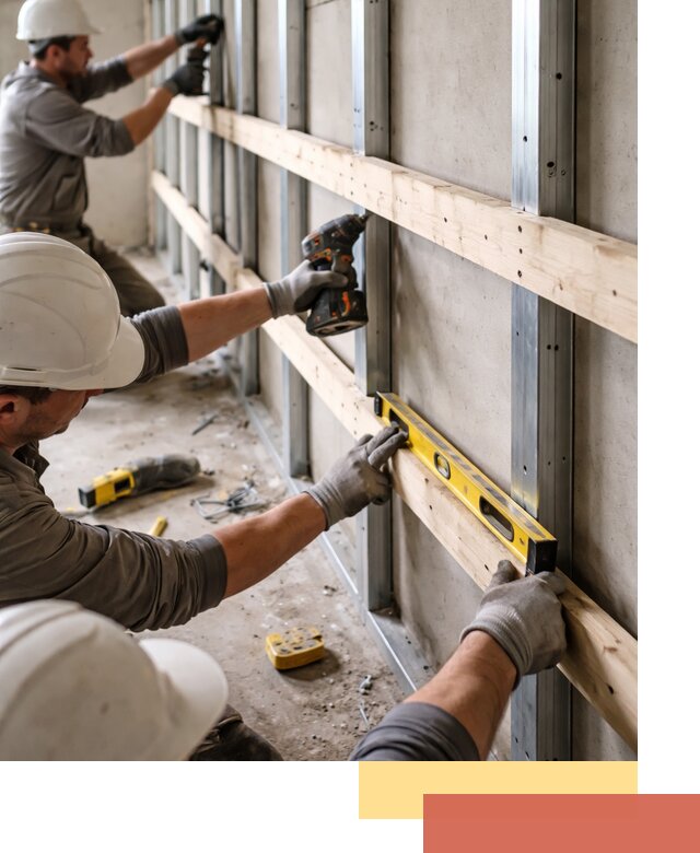 Устройство обрешетки под панели в Кинели