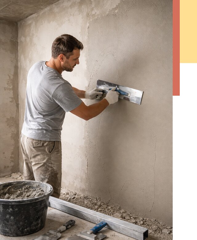 Штукатурка стен без маяков в Кинели от 7335 руб/м2 — услуги и цена | ОТДЕЛОЧНИК-Кнл