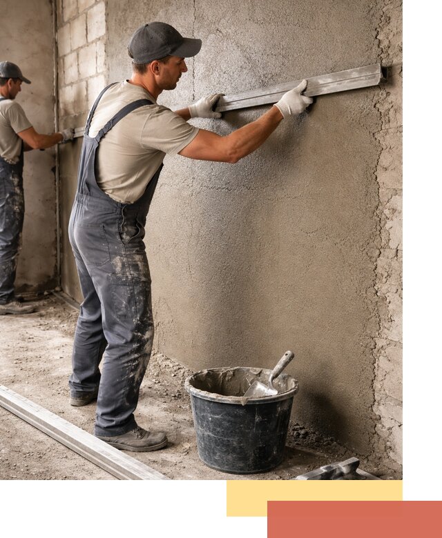 Штукатурка стен цементно-песчаная в Кинели профессионально