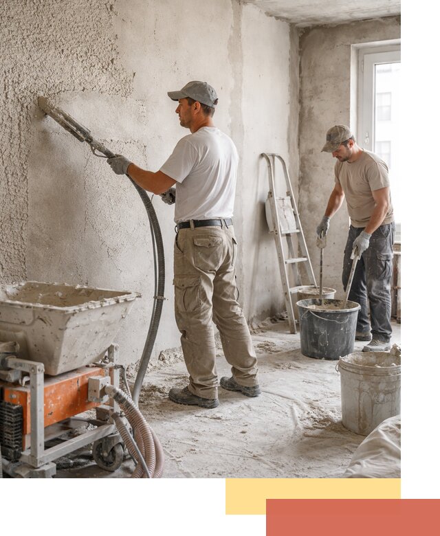 Машинная штукатурка стен в Кинели — быстро и качественно