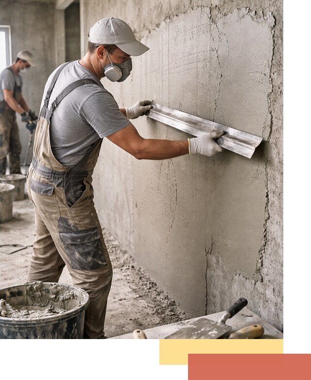 Штукатурка бетонных стен в Кинели качественно и долговечно