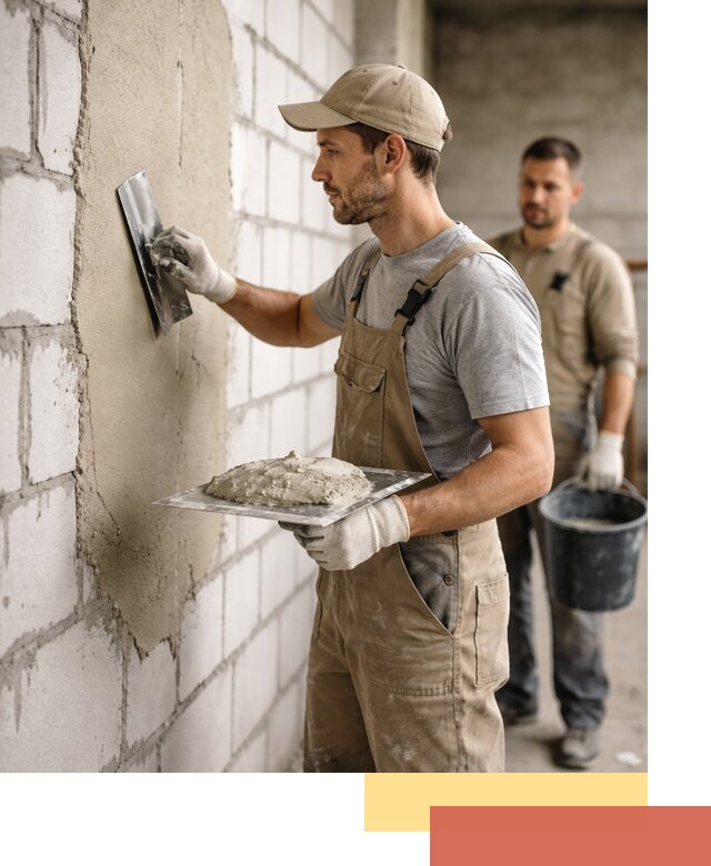 Штукатурка стен из газобетона в Кинели под ключ