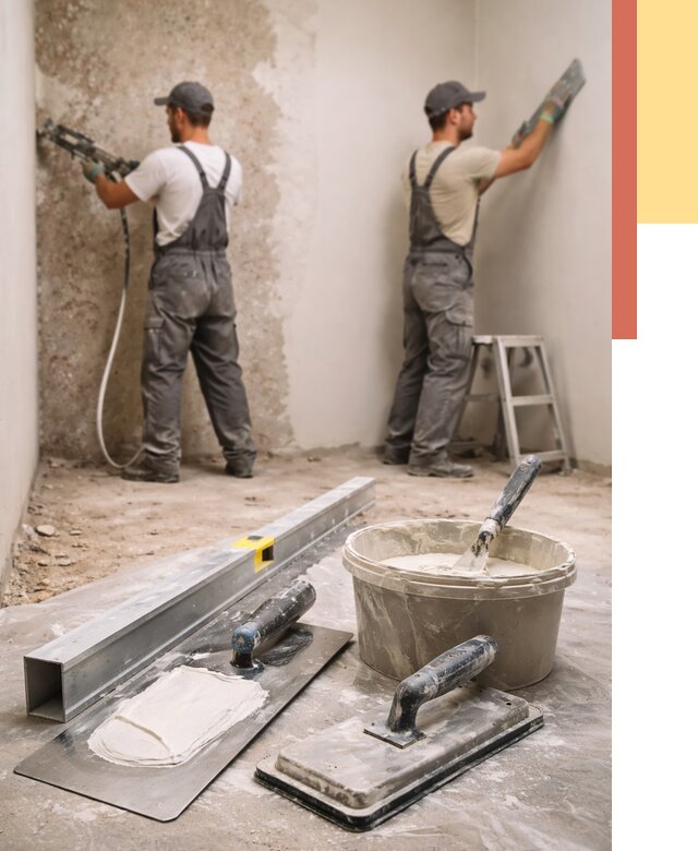 Штукатурка стен под обои в Кинели от 4585 руб./м2 — выравнивание под обои | ОТДЕЛОЧНИК-Кнл