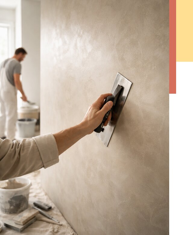 Венецианская штукатурка в Кинели от 3566 руб/м² — нанесение стен под ключ | ОТДЕЛОЧНИК-Кнл