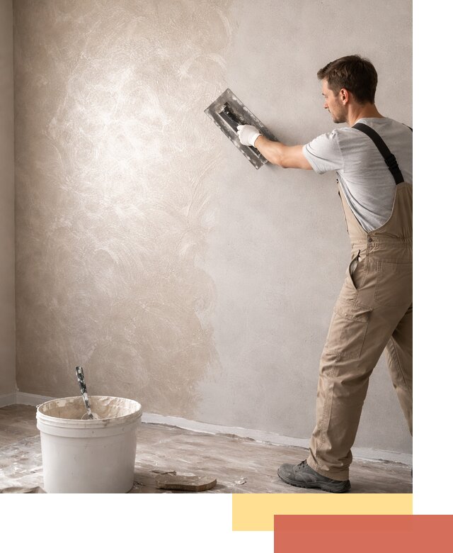 Декоративная штукатурка «Мокрый шелк» под ключ в Кинели