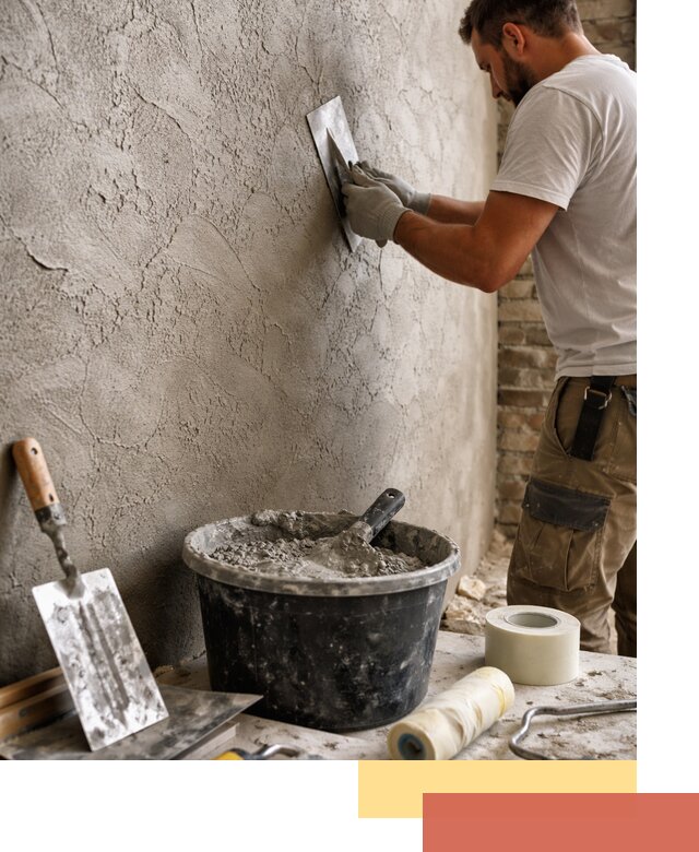 Декоративная штукатурка лофт в Кинели — отделка стен и потолков