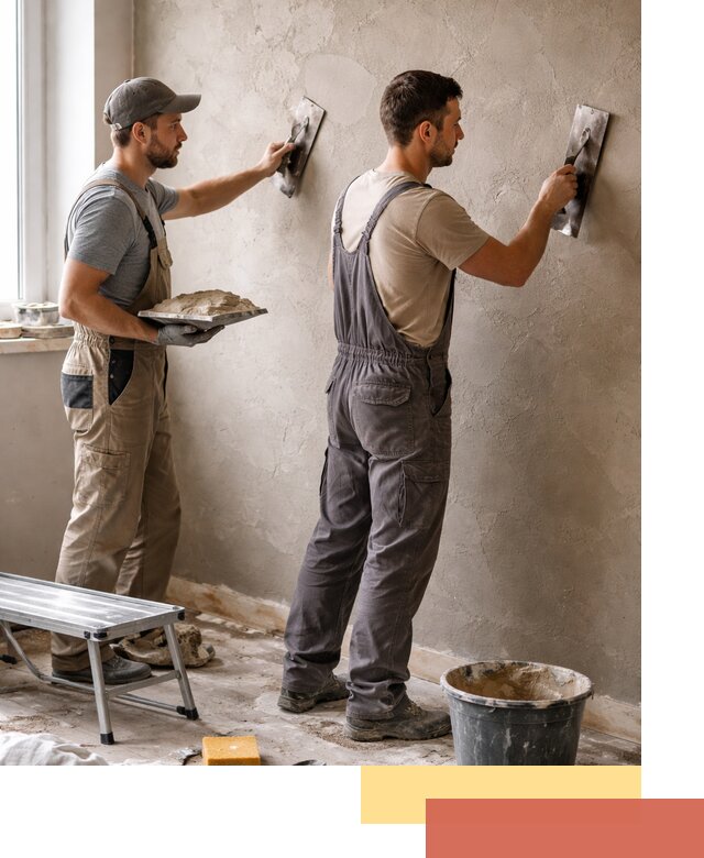 Ремонт декоративной штукатурки и восстановление фактуры в Кинели