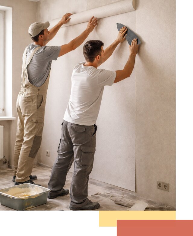 Поклейка виниловых обоев в Кинели профессионально и качественно