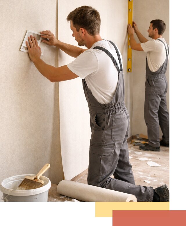 Поклейка бумажных обоев в Кинели качественно и недорого