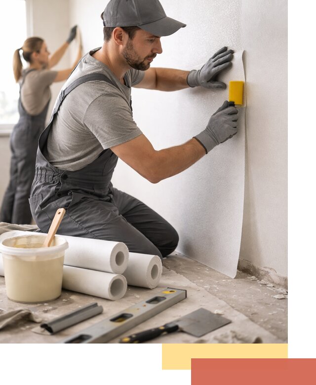 Поклейка стеклообоев профессионально в Кинели