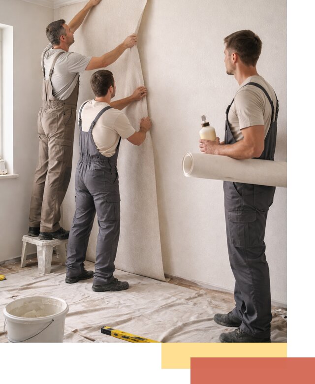 Оклейка стен обоями в Кинели — качественно и профессионально