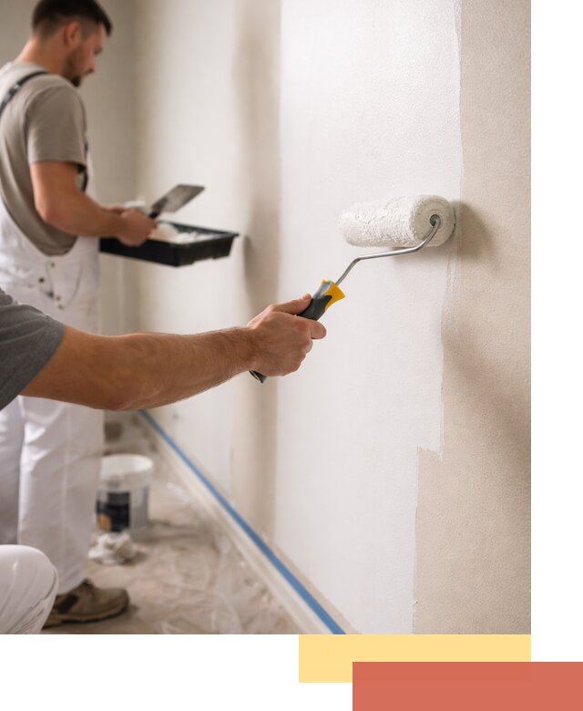 Покраска стен акриловой краской профессионально в Кинели