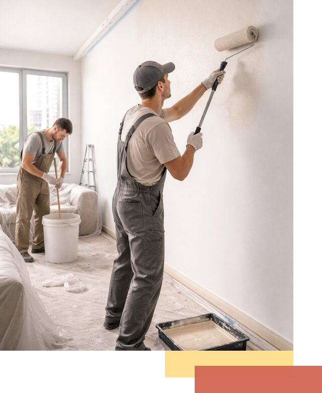 Покраска стен в офисе в Кинели — быстрый и качественный ремонт