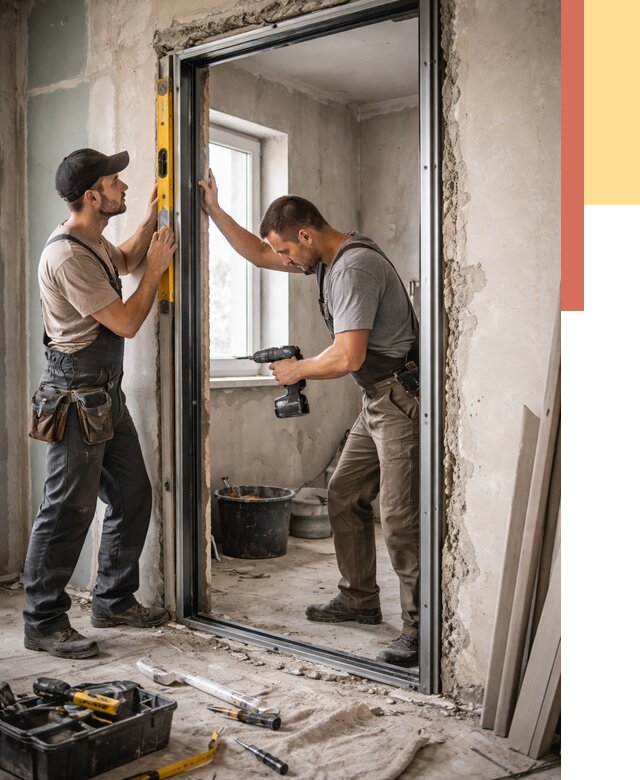 Закладка дверного проема в Кинели от 3566 руб. — быстро и недорого | ОТДЕЛОЧНИК-Кнл