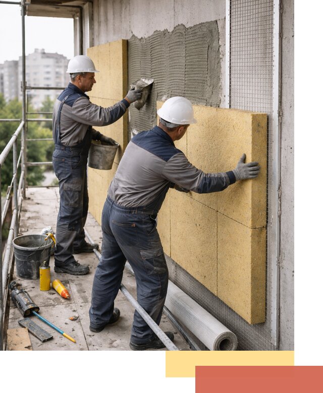Утепление стен зданий и домов в Кинели качественно и надежно