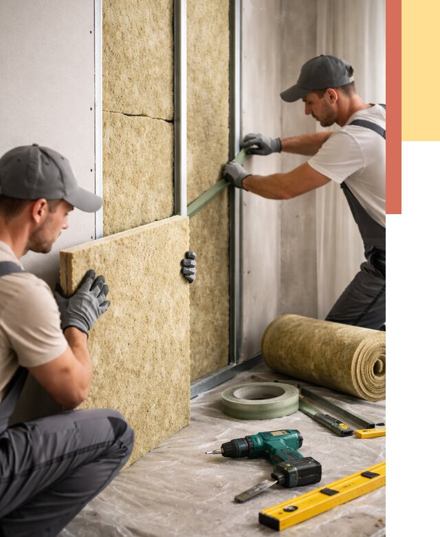 Шумоизоляция стен в Кинели под ключ от 1885 руб. | ОТДЕЛОЧНИК-Кнл