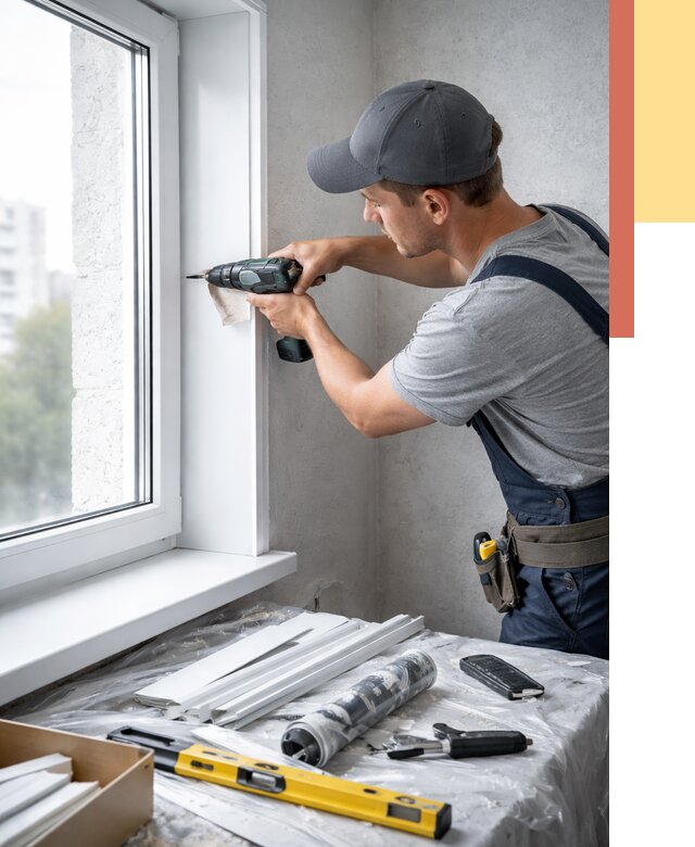 Установка пластиковых откосов в Кинели от 2292 руб. | ОТДЕЛОЧНИК-Кнл монтаж, быстро и недорого