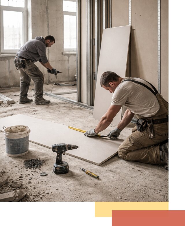 Кладка перегородок из ПГП под ключ в Кинели