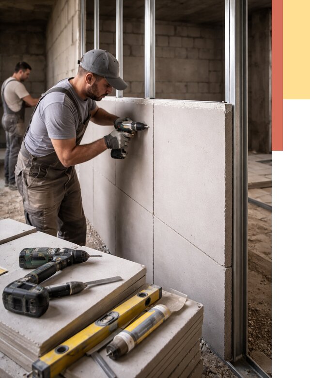 Кладка влагостойких перегородок ПГП в Кинели от 1223 руб. под ключ | ОТДЕЛОЧНИК-Кнл