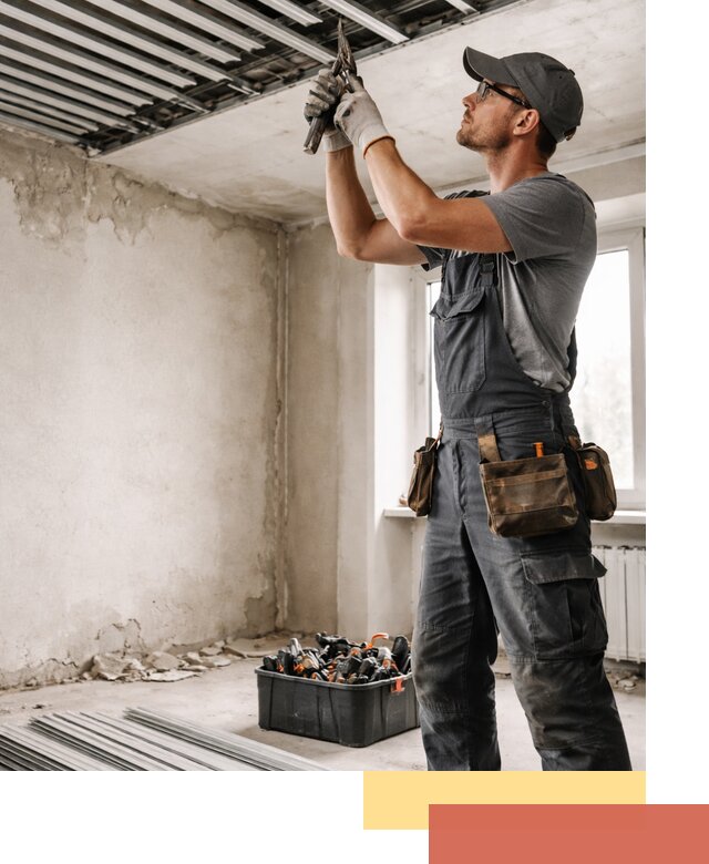 Демонтаж реечного потолка в Кинели быстро и аккуратно