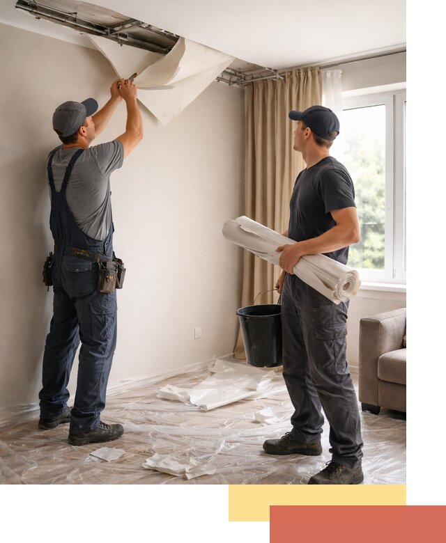 Демонтаж натяжного потолка в Кинели быстро и аккуратно