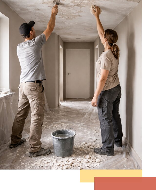 Удаление побелки с потолка в Кинели — быстро и аккуратно