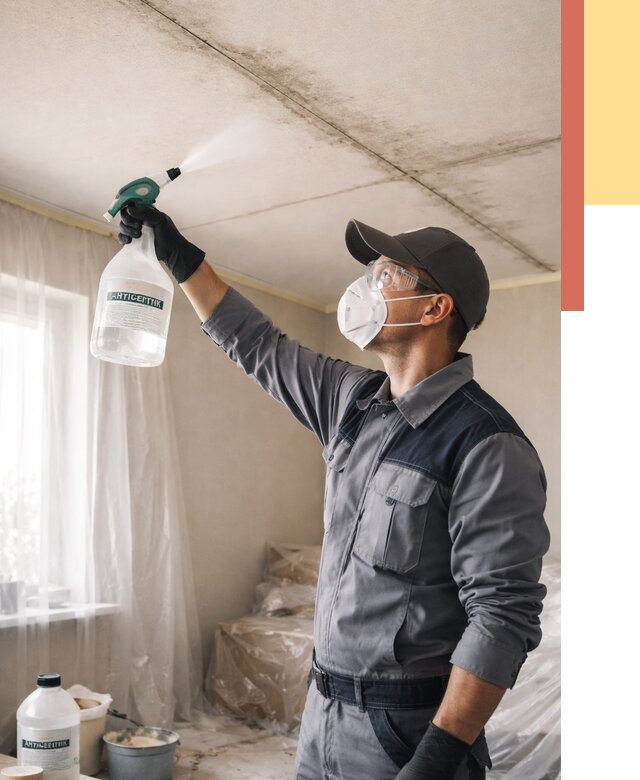 Антисептическая обработка потолка в Кинели от 2547 руб. | ОТДЕЛОЧНИК-Кнл