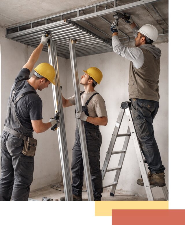 Монтаж реечного потолка под ключ в Кинели