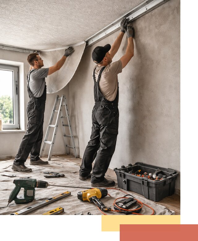 Монтаж фактурного натяжного потолка в Кинели качественно и быстро