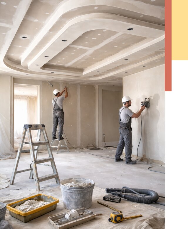 Многоуровневый потолок из гипсокартона в Кинели от 764 руб. под ключ | ОТДЕЛОЧНИК-Кнл