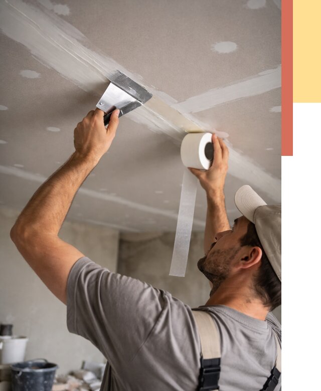 Обработка швов потолка ГКЛ в Кинели от 7641 руб. под ключ | ОТДЕЛОЧНИК-Кнл