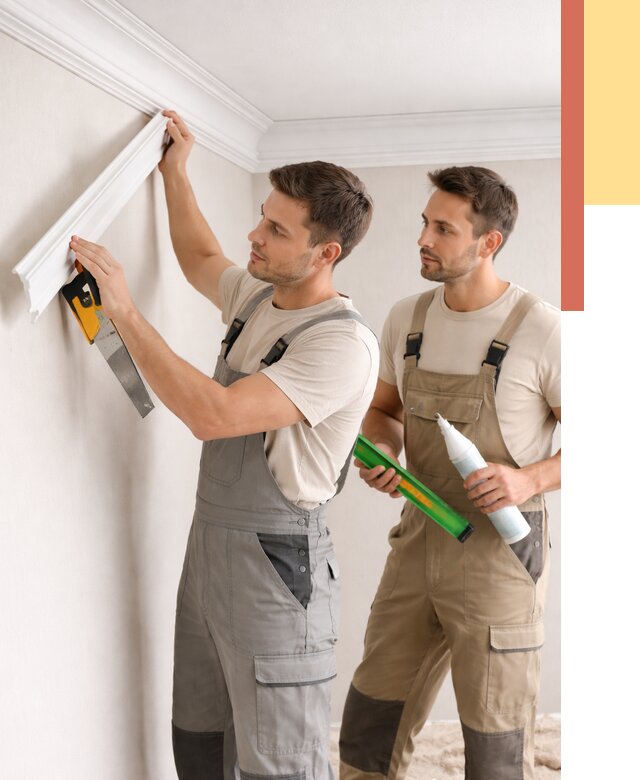 Монтаж потолочного плинтуса в Кинели от 2343 руб. — быстро и недорого | ОТДЕЛОЧНИК-Кнл