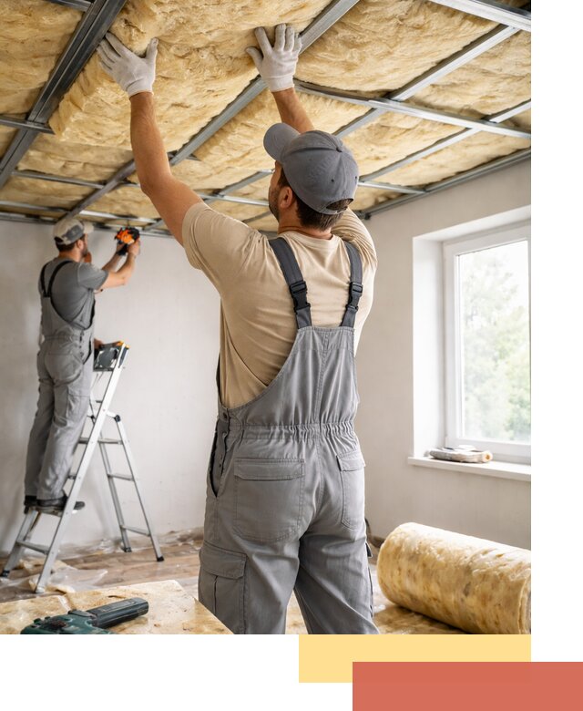 Утепление потолка под ключ в Кинели качественно и быстро