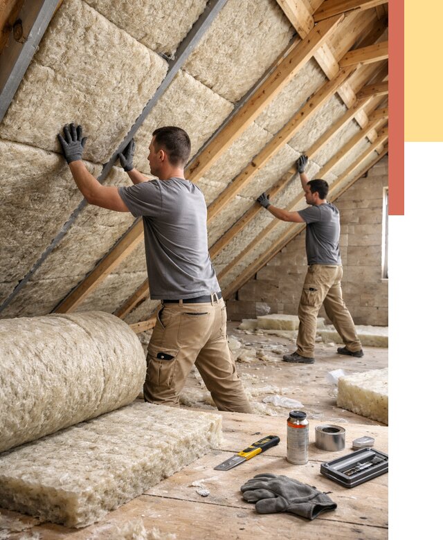 Утепление потолка минватой в Кинели от 1477 руб. — быстро и недорого | ОТДЕЛОЧНИК-Кнл